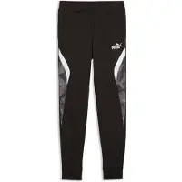 Puma Broek 'Essentials' grijs / zwart / wit
