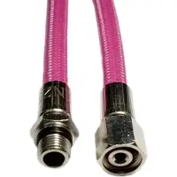 Metalsub Regulator Flex Male 1/2´´ Unf Hose Roze 25 cm