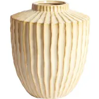 Light & Living Vaas Talea - Bruin - Ø25x28cm - Keramiek - - Bloemenvaas - Woondecoratie - Decoratieve vaas voor woonkamer of slaapkamer