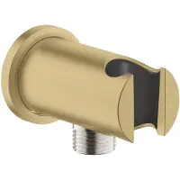 GROHE Wandaansluitbocht Rainshower Met Houder Rond, Cool Sunrise Geborsteld