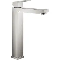 GROHE Wastafelmengkraan eurocube xl-size gladde body supersteel