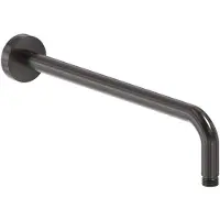 May Wandarm 40Cm 1/2" Geborsteld Carbon Black Pvd