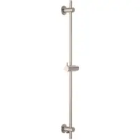 May Glijstang 90Cm Met Geint. Wateruitlaat Geborsteld Nickel Pvd