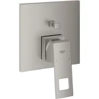 GROHE Eurocube - Afdekset voor inbouwkraan voor 2 functies, supersteel 24062DC0