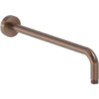 May Wandarm 40 cm 1/2" geborsteld mat koper pvd