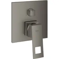 GROHE Opbouwdeel eurocube 3-weg hard graphite geborsteld