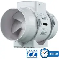Vents TT buisventilator 125 mm – met Timer – 280 m³/h