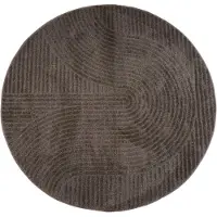 Veer Carpets Vloerkleed ella brown rond ø280 cm