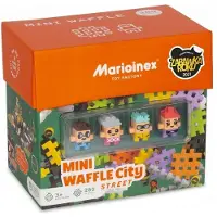 Marioinex Mini Waffle Building Blocks City: Street Construction Game 280 Pieces Veelkleurig Kinderen