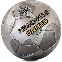 Team Merchandise Newcastle 32 Panel Camo Signature Football Ball Zilver 5