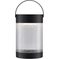 Nordlux Coupar zonne-tafellamp, zwart, kunststof, IP44 Coupar, dimbaar, zwart, Kunststof, Solar buitenverlichting