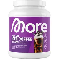 More Nutrition Protein Iced Coffee | Decaff Dark Chocolate Lover | Proteïnepoeder met echte koffie | Proteïne Ijskoffie | Eiwitrijk Koffie |