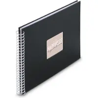 Hama Spiraal fotoalbum - Fine Art - 36x32 - 50 pagina's - Zwart