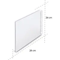 Hama Spiraal fotoalbum - Fine Art - 28x24 - 50 pagina's - Wit