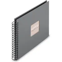 Hama Spiraal fotoalbum - Fine Art - 28x24 - 50 pagina's - Steengrijs