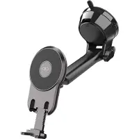 Force Power , Universele magnetische autohouder MagSafe / magneet met draaibare arm, Zwart