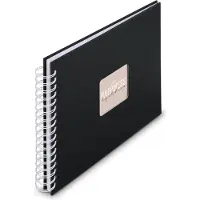 Hama Spiraal fotoalbum - Fine Art - 28x24 - 50 pagina's - Zwart