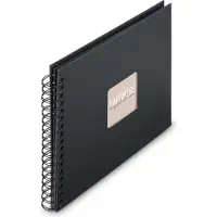 Hama Spiraal fotoalbum - Fine Art - 28x24 - 50 pagina's - Zwart