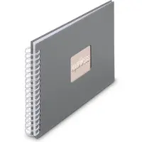 Hama Spiraal fotoalbum - Fine Art - 28x24 - 50 pagina's - Steengrijs