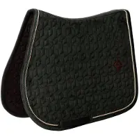 Kentucky Horsewear Horsewear - Zadeldoek velvet jumping dannengroen pony