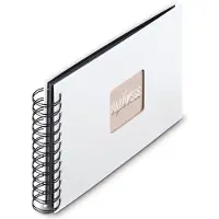 Hama Spiraal fotoalbum - Fine Art - 24x17 - 50 pagina's - Wit