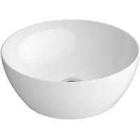 GSI Pura Keramische waskom Ø42cm, hoogglans wit ExtraGlaze