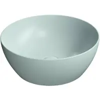 GSI Pura Keramische waskom Ø42cm, mat ghiaccio