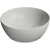 Sapho Waskom Pura Rond 42x16 cm Keramiek Mat Grijs