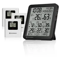 Bresser Weerstation - Quadro Invidio S - 3x Thermo-hygrometer