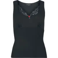Vive maria Top - Coquette Top - S tot XXL - voor Vrouwen - zwart | Maat XXL