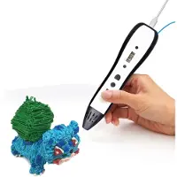 LONGZIMING -3D Pen – met LCD-Display – Instelbare Temperatuur – Snelheid – Ergonomische 3D Print Pen met PLA Filament – Geschikt voor Beginners en Creatieve Kinderen