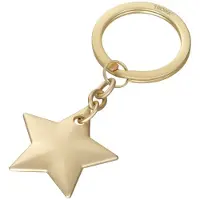 Troika Sleutelhanger "GOLDEN STAR" sleutelhanger, ster, metaalgietwerk, mat, goud / Gouden ster