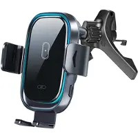 Force Power , Autohouder met Draadloos Opladen 15W Qi Snel, Zwart