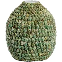 Light & Living Light&living Vaas deco Ø33x37 cm SHELL groen