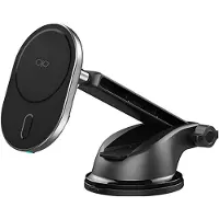 Force Power , MagSafe Autohouder met Draadloos Opladen 15W Verstelbare Stevige Arm, Zwart