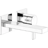 Keuco Basin eengreepsmengkraan chroom Edition 11 wandmontage, projectie 187mm
