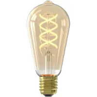 Calex E27 LED Edison Lamp Goud | 3.5W 230Lm 2200K | 220-240V ST64 | Met Daglicht Sensor
