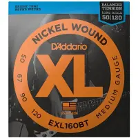 D'Addario EXL160BT NICKEL WOUND LONG SCALE MEDIUM 50-120
