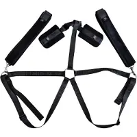 Sei mio - bondageset verstelbaar - zwart