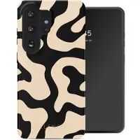 Selencia Vivid Backcover met MagSafe voor de Samsung Galaxy S26 Ultra - Art Wave Black