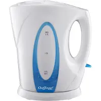 Cheffinger , Elektrische Waterkoker 1,7L Draadloos Veilige Vergrendeling, Wit