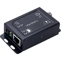 Wantec 5712 2wIP E Adapter PoE-BNC-Client/Empfänger 1-Port
