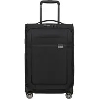 Samsonite Airea 4 wielen Cabinewagen 55 cm met uitbreidingsplooi zwart