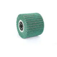 HBM schuurcilinder nylon web lamellen voor satineermachine, 100 x 120 mm