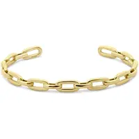 CO88 Collection 8CB-91371 – Armband Dames – Open Schakelarmband – Goudkleurig – Cadeau voor Vrouwen