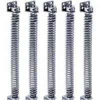 Alberts 842987 poortveer | om vast te schroeven | elektrolytisch blauw verzinkt | lengte 280 mm | Set van 5