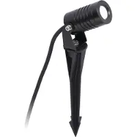 Faro Balder - tijdloze LED grondspies lamp, IP67 BALDER, zwart, Aluminium, Modern