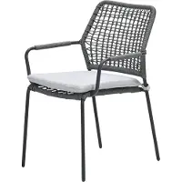 Garden Impressions Swifty dining stoel c.black/ TPU grey/ valley sand