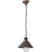 Faro Hanglamp Nautica in antieke look, 26 cm NAUTICA-1P, bruin / roest, metaal