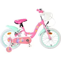 Volare Barbie Kinderfiets - Meisjes - 16 inch - Roze - Twee handremmen
